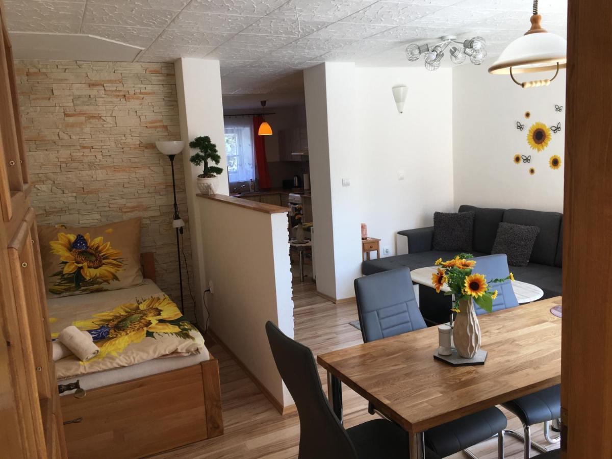 Apartman Slunecnice S Terasou เชสเกบูดิเยโจวิตเซ ภายนอก รูปภาพ